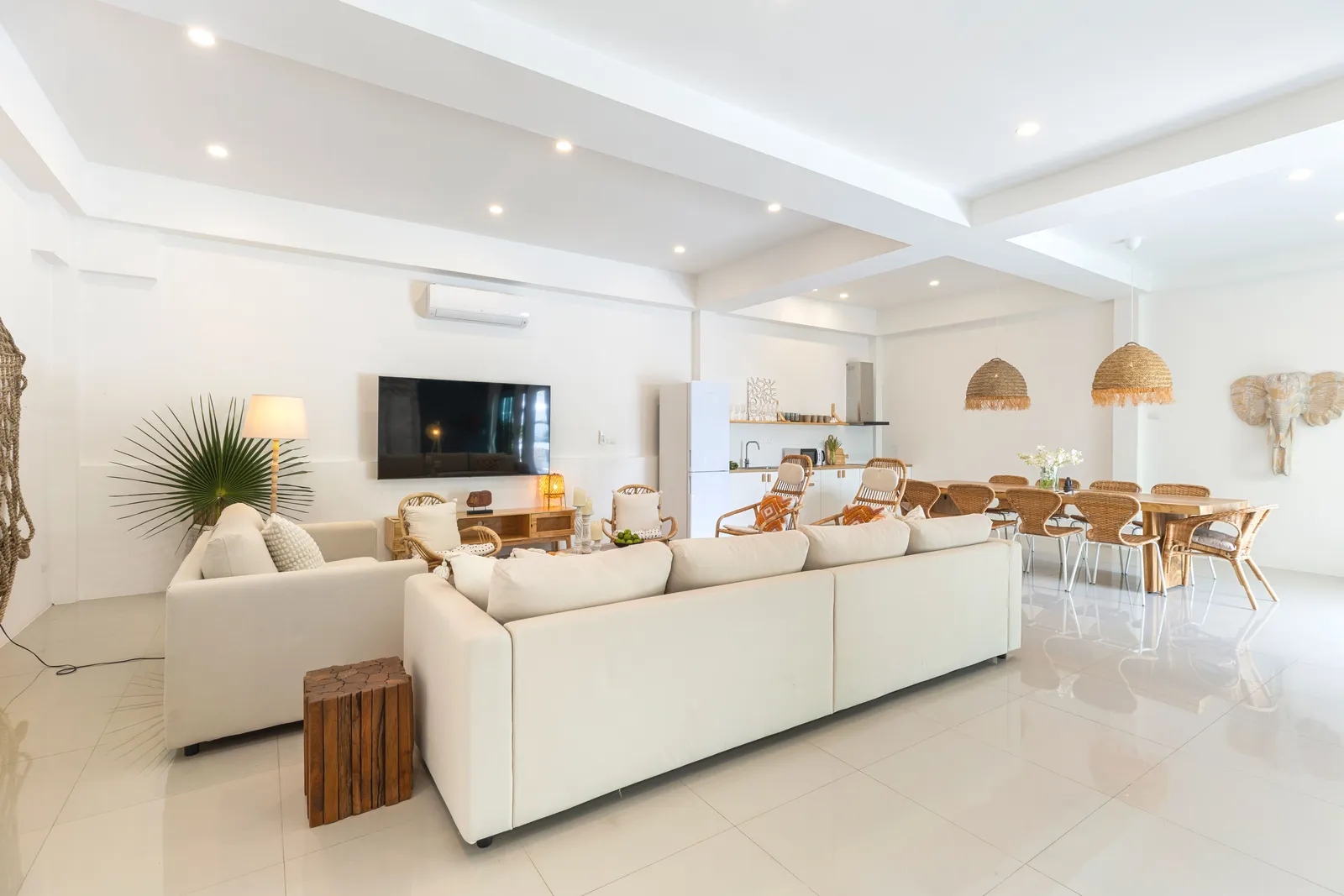 Living Room at Chaweng Boutique Private Pool Villa